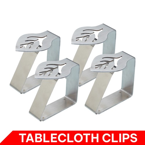 12pcs table cloth - cloth, clips