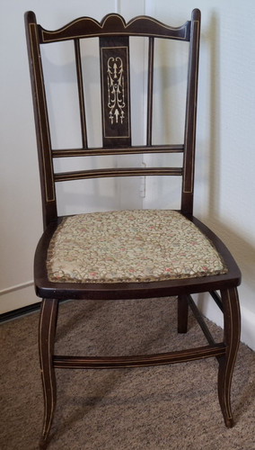 Antique edwardian inlaid - edwardian,