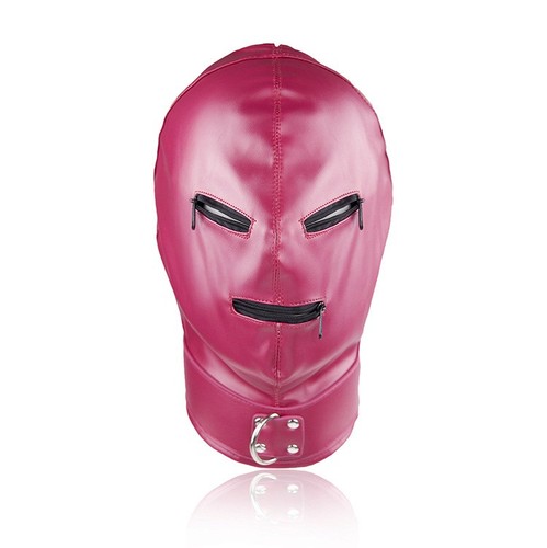 Pink faux leather zip - pink,