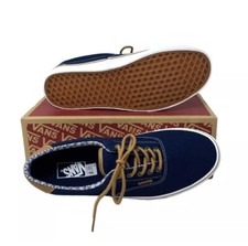 VANS Era 59 Low Top Trainers Shoes Sneakers Canvas Navy Blue Chevron, ALL SIZES