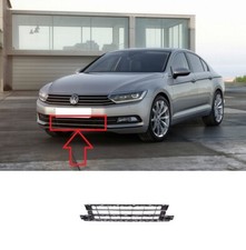 FOR VW PASSAT B8 2014 - 2018 FOR FRONT BUMPER LOWER CENTER GRILLE BLACK/CHROME