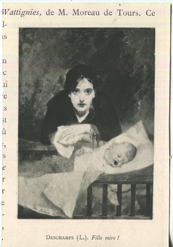 Antique victorian new mother - antique,