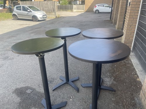 Round foldable bar - foldable, table