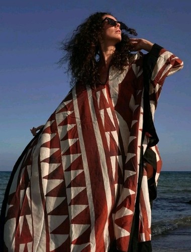 Oversized geometric print - h&m,