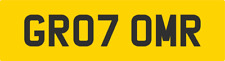 GROOMER VAN NUMBER PLATE GR07