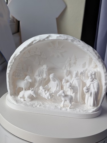 Christmas nativity scene - nativity, with