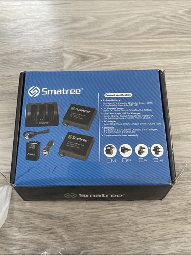Smatree channel charger - smatree, 3-channel