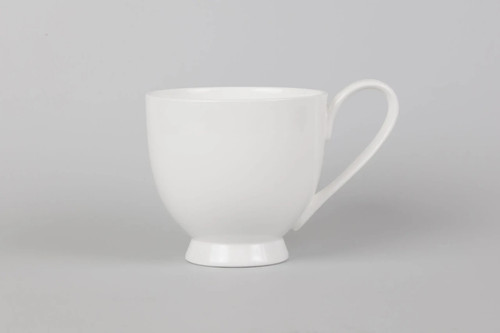 White bone china large tea - , cup