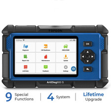 2025 TOPDON AD600S PRO+ OBD2 Scanner Car Diagnostic Tool Engine ABS SRS EBP SAS