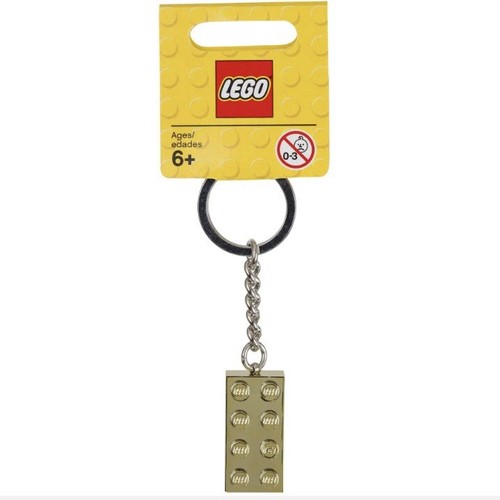 Lego gold brick 2x4 keyring - keyring, /