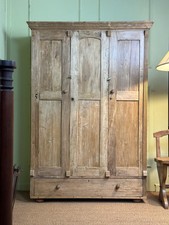 Antique Fruitwood Panelled