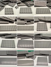 LEGO Base Plate 4x4, 3x3, 2x4, 6x6, 8x8, 6x12, 4x8, 6x16, 4x10 - 2, 4, 6 Pieces