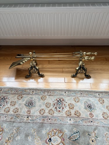 Vintage brass dog - vintage,