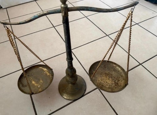 Vintage brass scale please - scale,