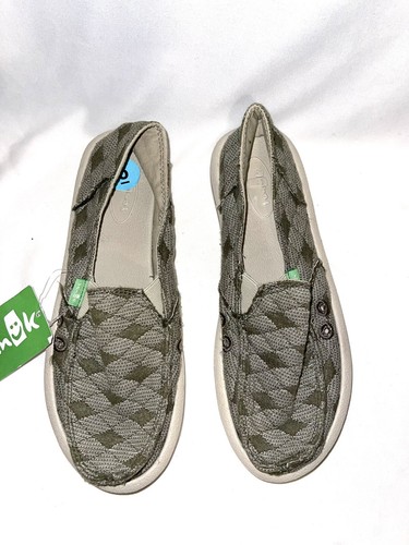 Sanuk donna quilt burnt olive - donna,