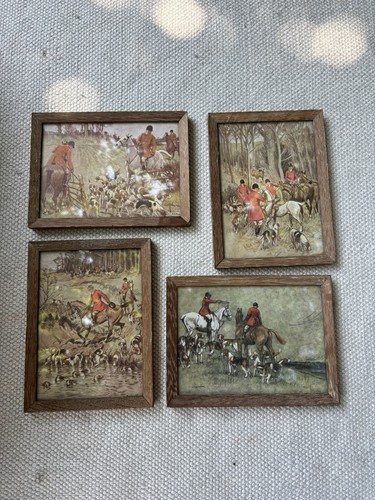 Antique fox hunting - hunting, a