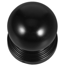 Black Fence Post Caps With Ball Dome Decorative Fence Ball Cap For Metal Posts