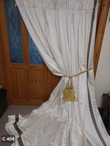 Huge ivory interlined door - interlined,