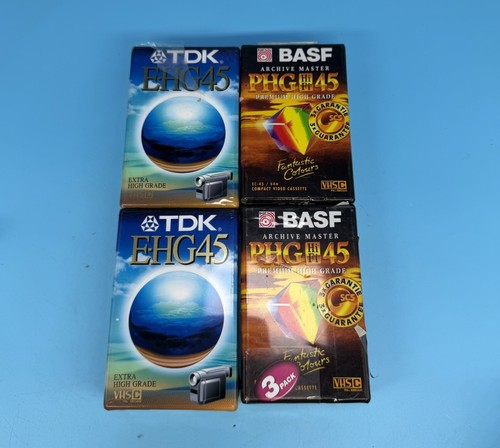 Vhs tdk basf camcorder - x, tdk/