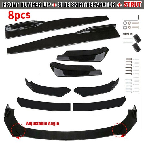 Glossy black front bumper - glossy,
