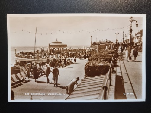 Eastbourne postcard c1925 real - postcard,