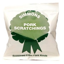 Traditional Pork Scratchings Simmons Meat Snack (Crackling) Fried Pork Rinds