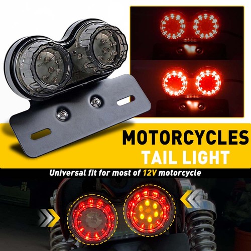 Rear smoke motorcycle - rear,