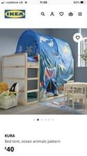 Bed tent ocean theme IKEA-new!