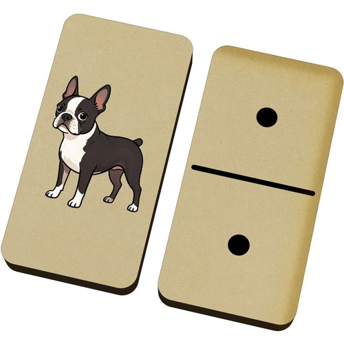 Boston terrier domino set - 'boston,