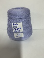 Knitting machine cones of wool