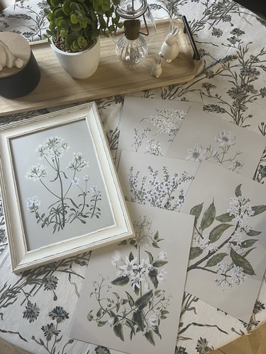 Botanical feature wall print - botanical,
