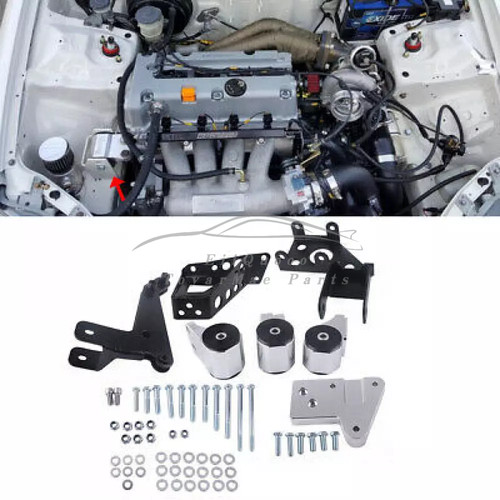 Engine mount bracket swap - mount, k-swap