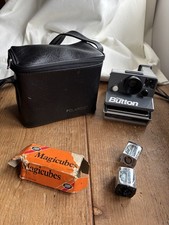 Polaroid SX-70 the Button Instant Film Land Camera Vintage (Untested)  And Bag