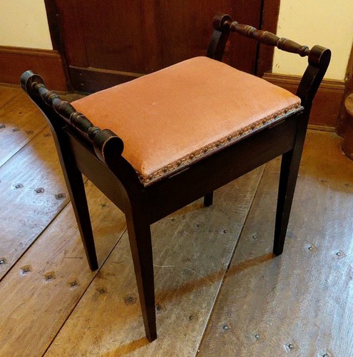 Upholstered antique piano - upholstered,