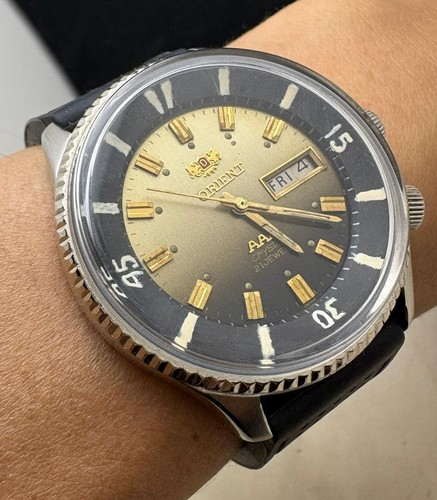 Orient automatic gold 45mm - gold,