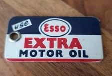 Vintage Old Esso Oil Keyring