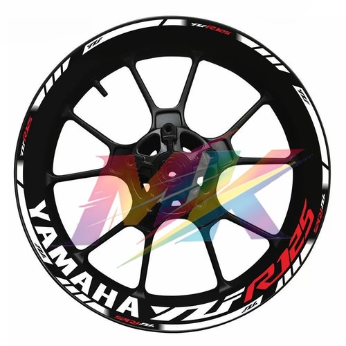 Wheel hub rim decorative decal - wheel,