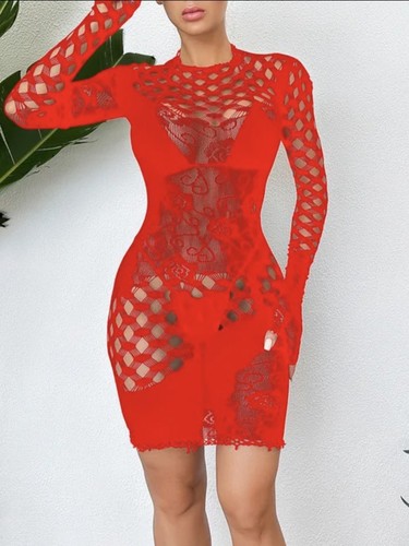 Brand new mesh bodycon mini - bodycon,