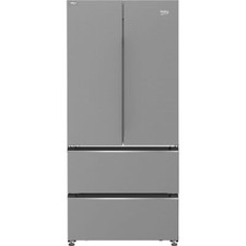 Beko GNE4543VPX HarvestFresh™ 83cm American Fridge Freezer Stainless Steel E