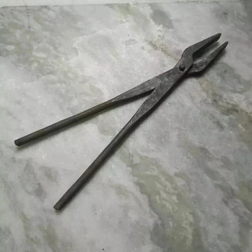 Blacksmith tool iron tong - iron,