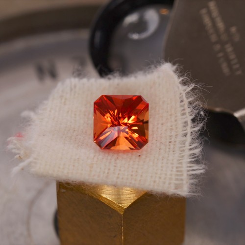 Lab grown padparadscha - , (55)