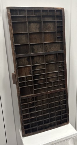 Antique wooden printer type - antique,