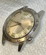 Vintage WYLER  1976 Diver Stainless Steel 1976-1162D WATCH