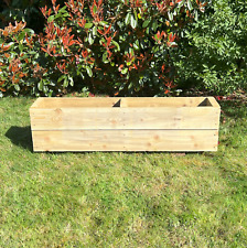 Large Wooden Planter  For Garden Trough Flower box