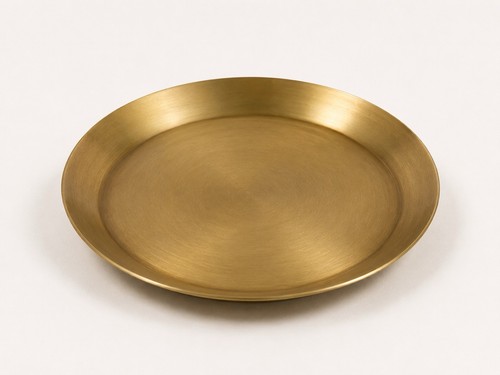 Brass metal round - brass,