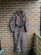 Topshop Sno Ski Suit Leopard