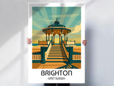 Brighton Poster A4 Unframed