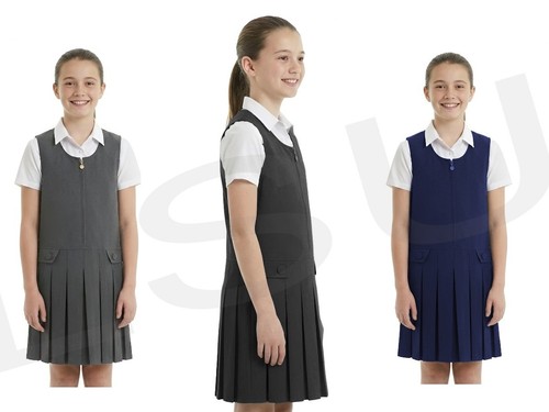 Girls school pinafore - pinafore, dress