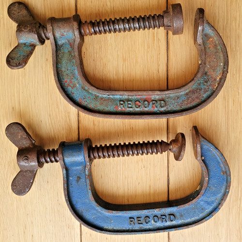Record clamp pair - record, clamp's