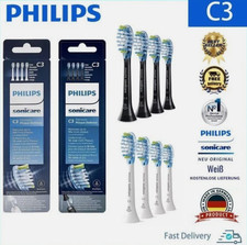 Philips Sonicare C3 Optimal Premium Plaque Brush Heads HX9044 4/8x Black/White
